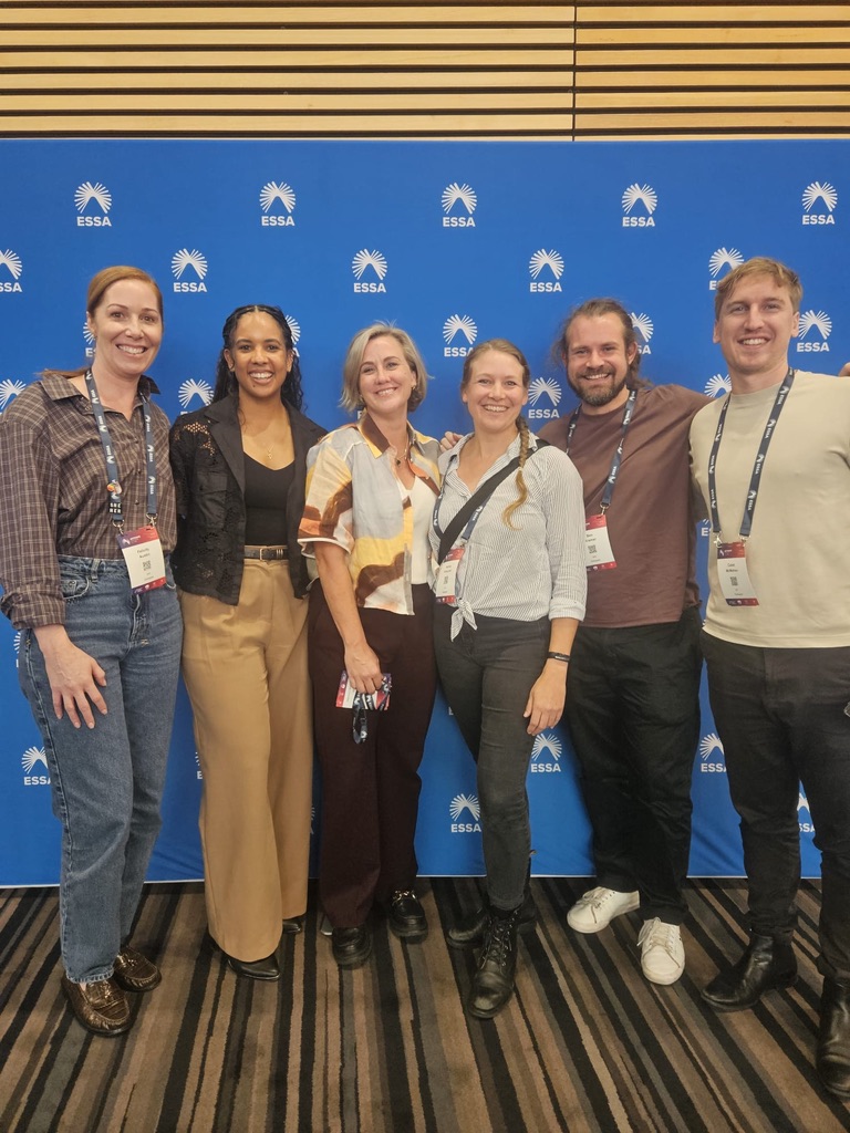 Members of the MHEX research team together at the ESSA conference