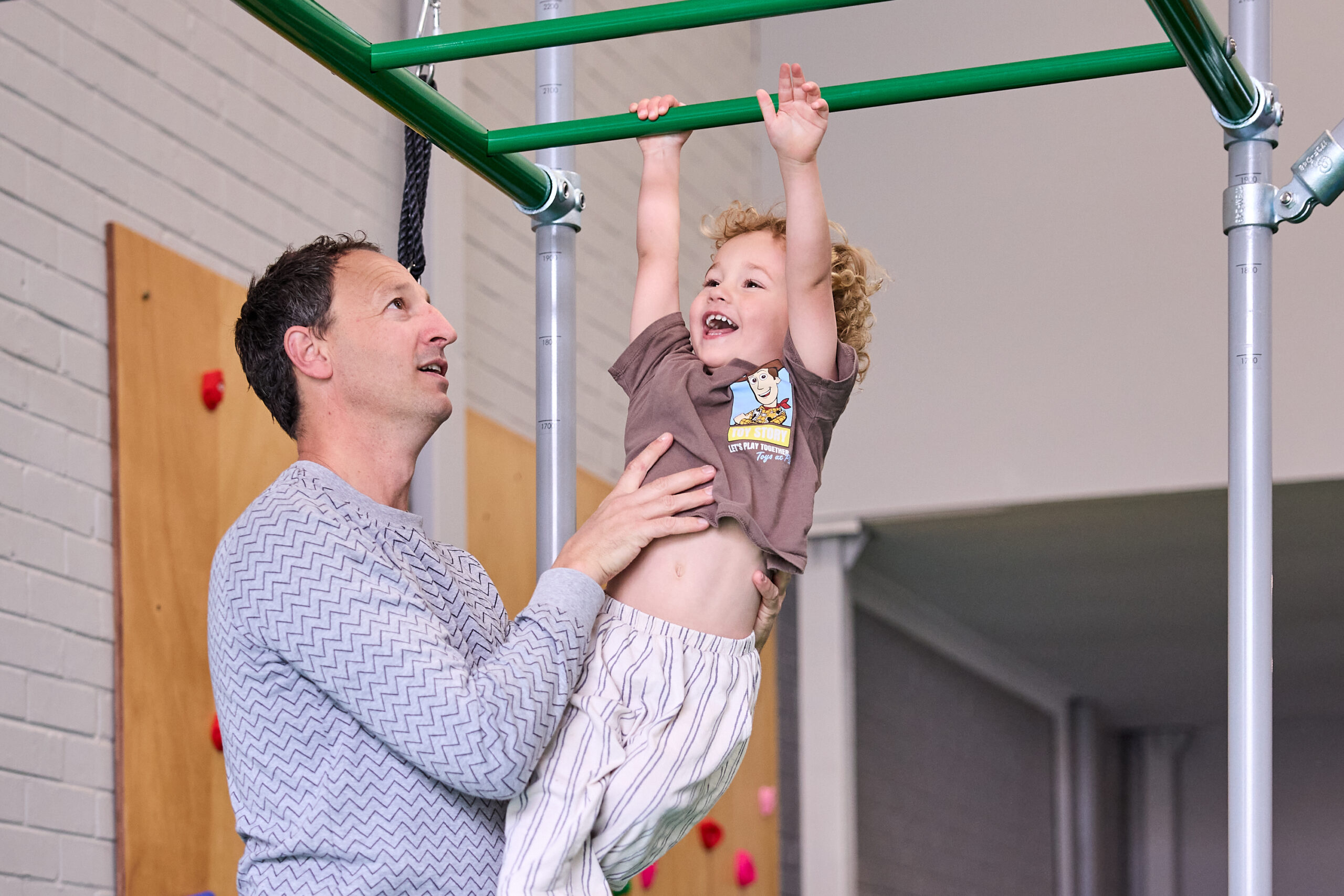 Sensory and reaction training equipment at Thriving HQ